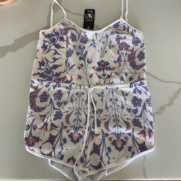 WildFox American Paisley swim romper - Picture 4 of 8